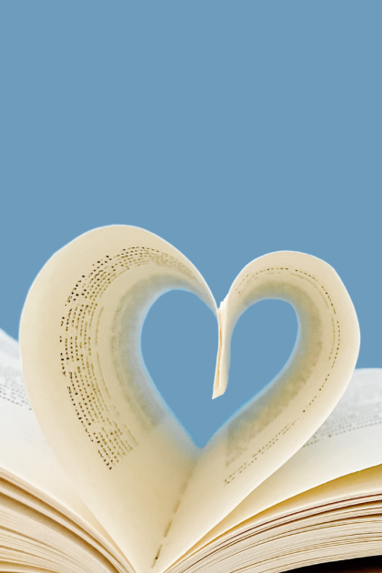 Maria Bohrer's book in heart shape